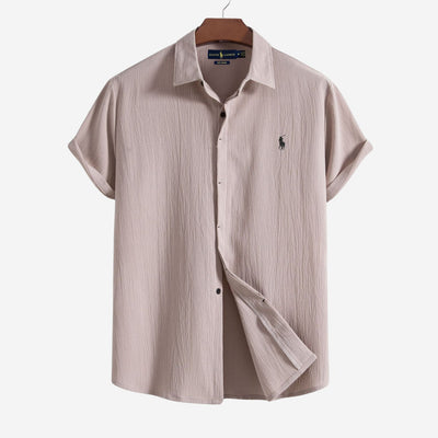 Somrig Skjorta med Avslappnad Passform - UTFÖRSÄLJNING