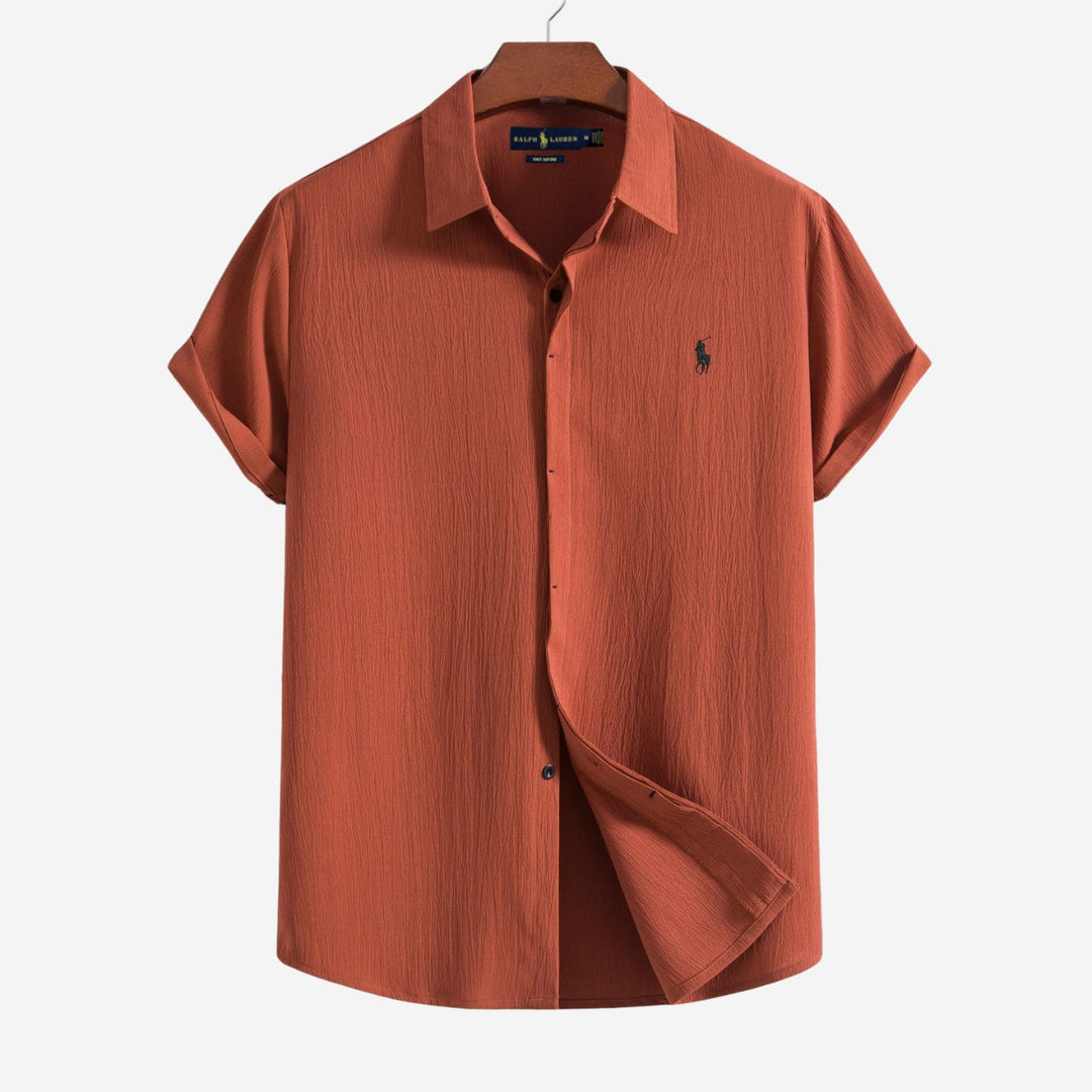 Somrig Skjorta med Avslappnad Passform - UTFÖRSÄLJNING