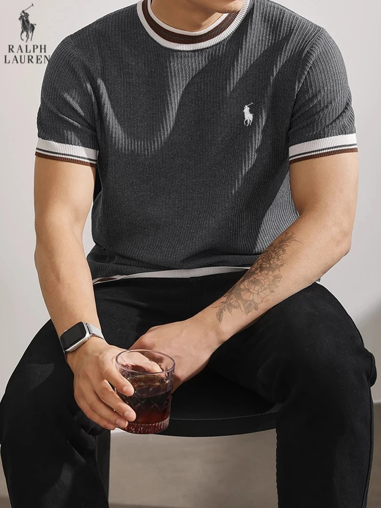 Casual T-shirt för män || med ren passform