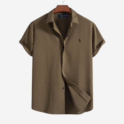 Somrig Skjorta med Avslappnad Passform - UTFÖRSÄLJNING