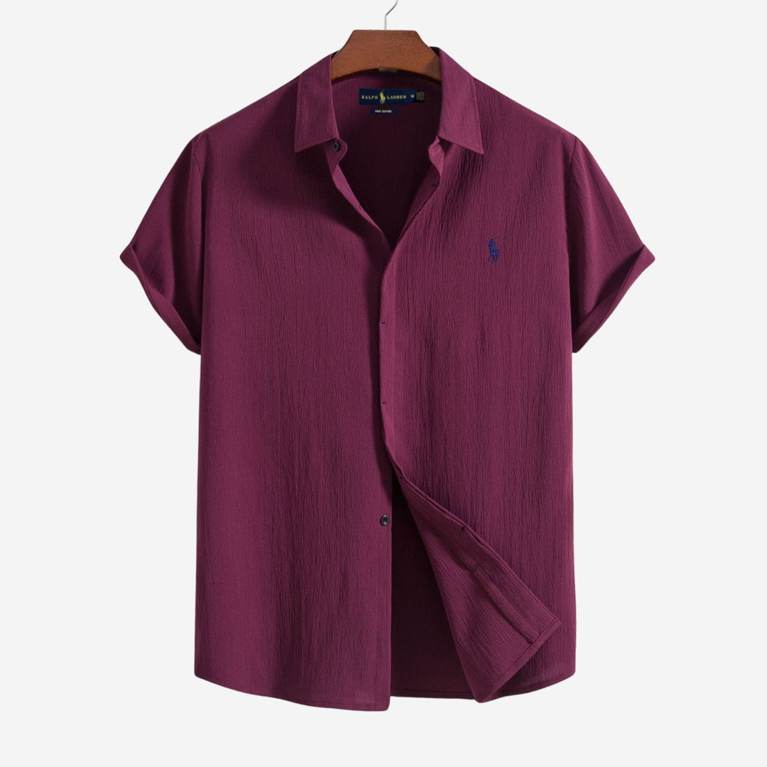 Somrig Skjorta med Avslappnad Passform - UTFÖRSÄLJNING