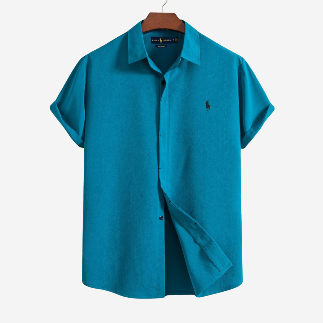 Somrig Skjorta med Avslappnad Passform - UTFÖRSÄLJNING