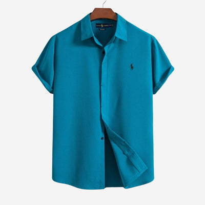 Somrig Skjorta med Avslappnad Passform - UTFÖRSÄLJNING