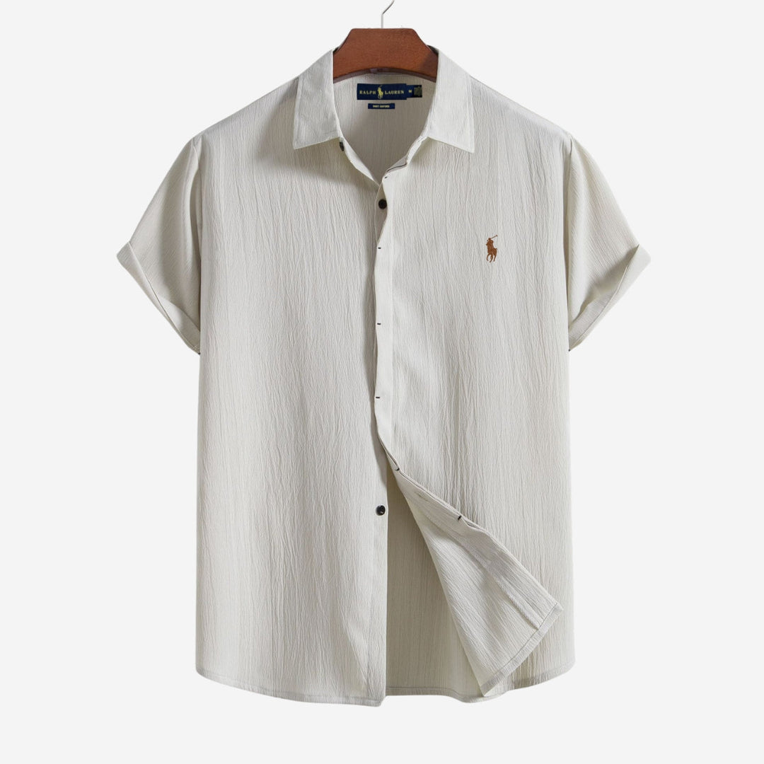 Somrig Skjorta med Avslappnad Passform - UTFÖRSÄLJNING