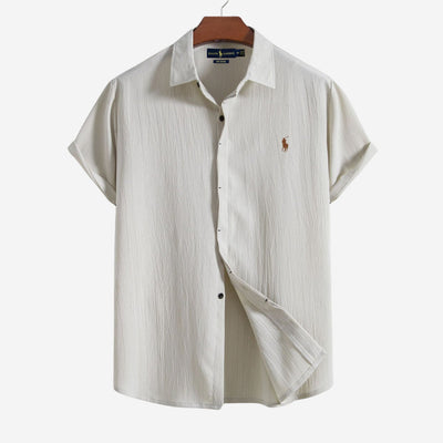 Somrig Skjorta med Avslappnad Passform - UTFÖRSÄLJNING