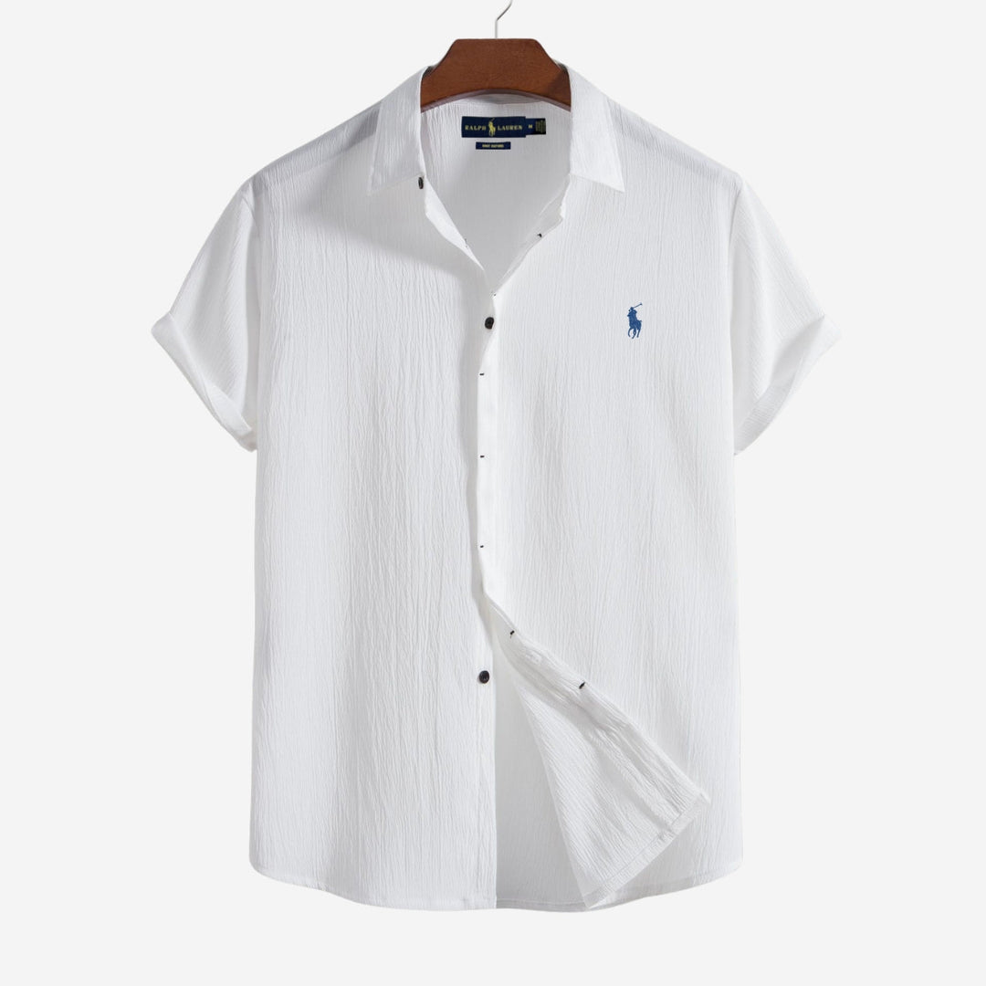 Somrig Skjorta med Avslappnad Passform - UTFÖRSÄLJNING