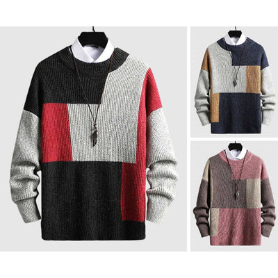 Dan Anthony Patchwork Stickad Tröja
