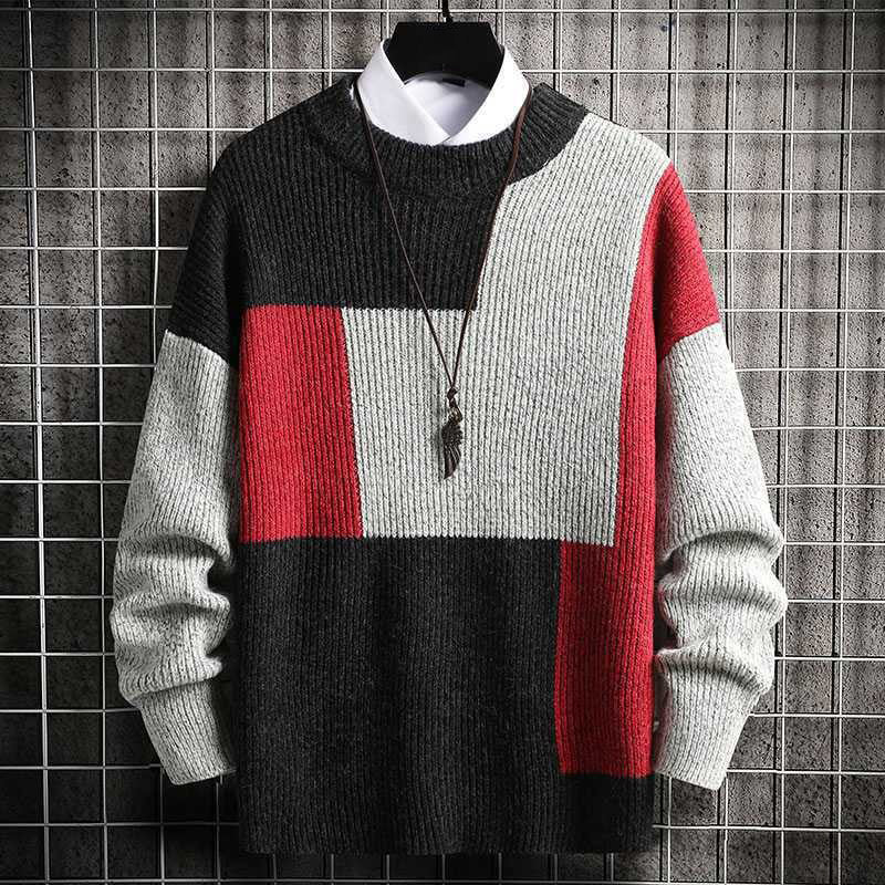 Dan Anthony Patchwork Stickad Tröja