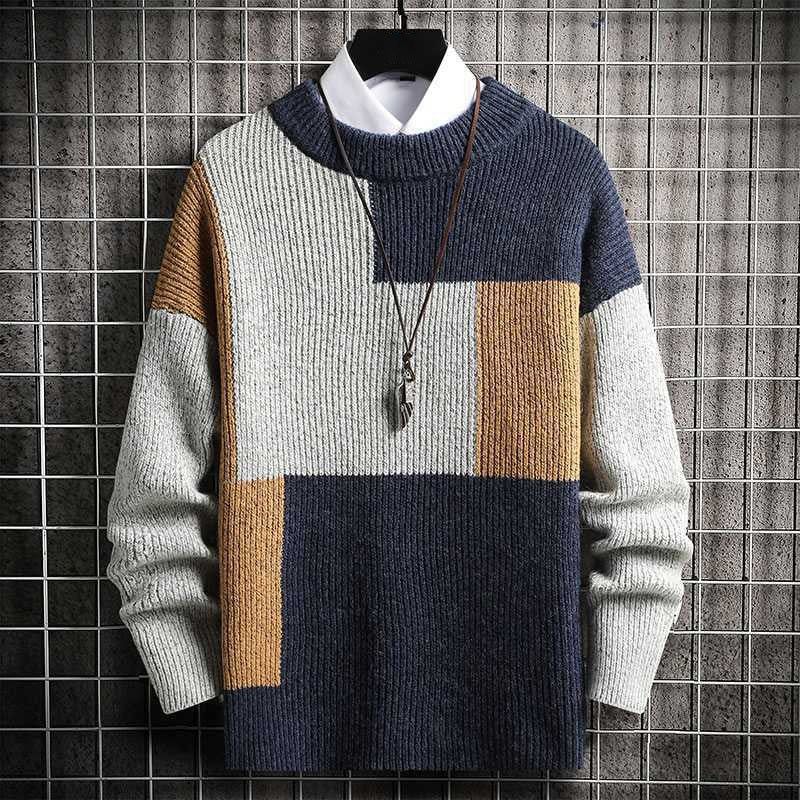 Dan Anthony Patchwork Stickad Tröja