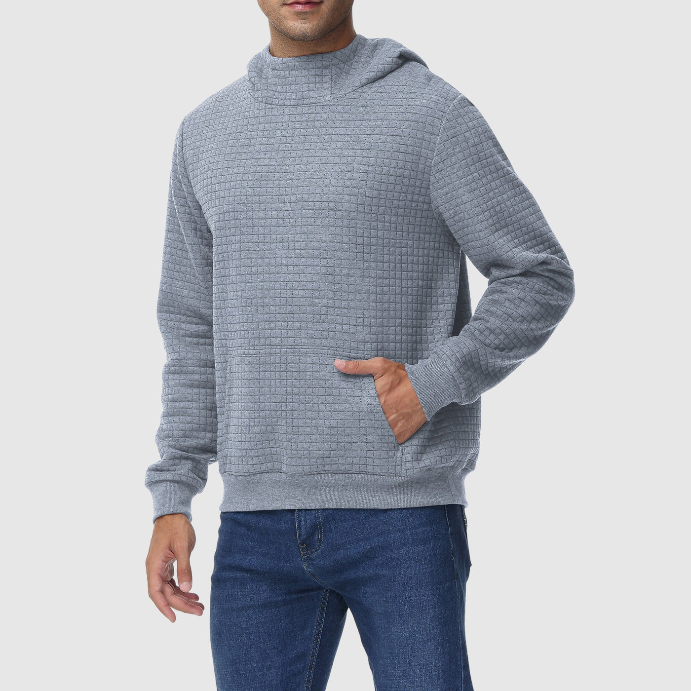 Dan Anthony Ribbad Hoodie i Streetstil