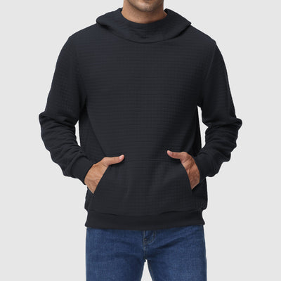 Dan Anthony Ribbad Hoodie i Streetstil
