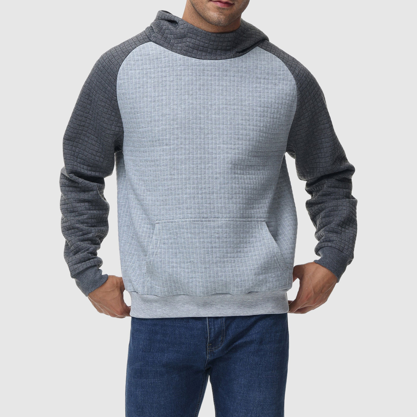 Dan Anthony Ribbad Hoodie i Streetstil