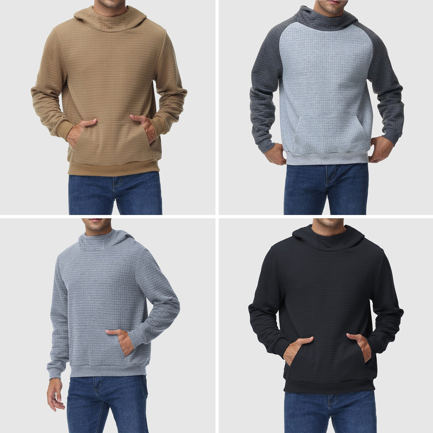 Dan Anthony Ribbad Hoodie i Streetstil