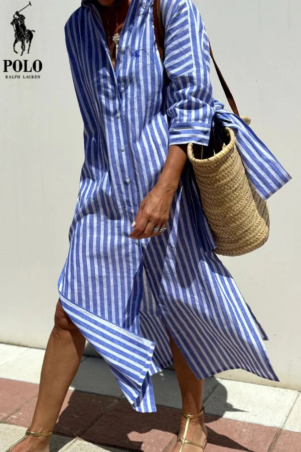 RALPH LAUREN – Elegant skjortklänning