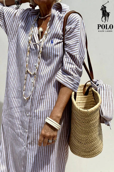 RALPH LAUREN – Elegant skjortklänning