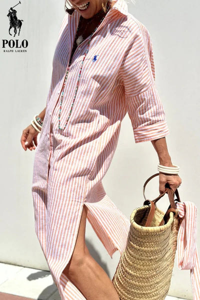RALPH LAUREN – Elegant skjortklänning