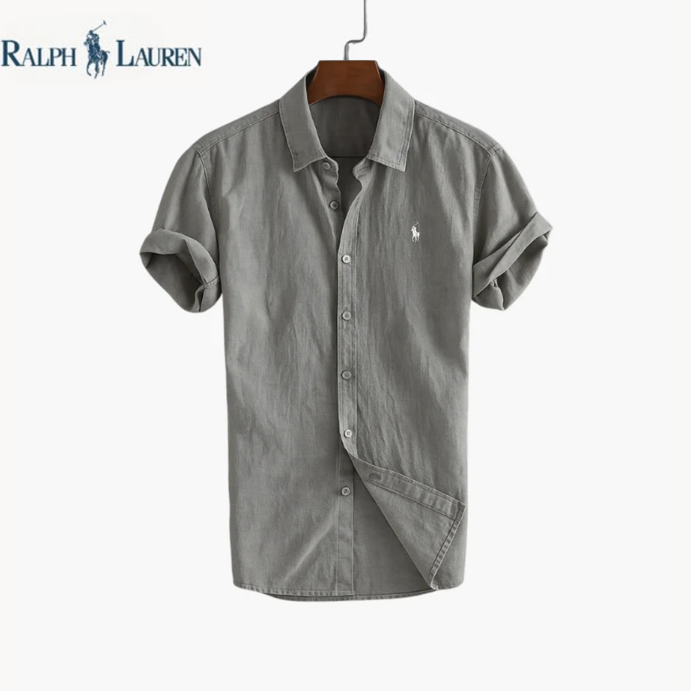 Rаⅼрһ Lаuгеn Premium Sommar Linne Skjorta