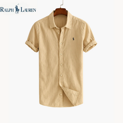 Rаⅼрһ Lаuгеn Premium Sommar Linne Skjorta