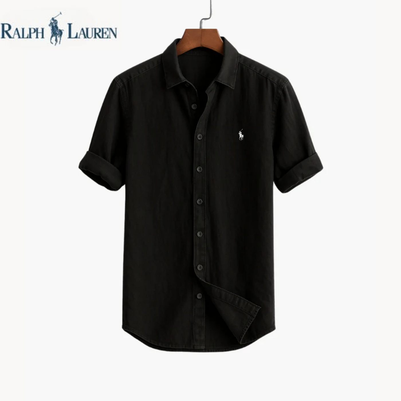 Rаⅼрһ Lаuгеn Premium Sommar Linne Skjorta