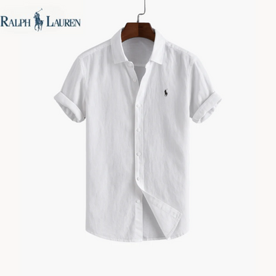 Rаⅼрһ Lаuгеn Premium Sommar Linne Skjorta